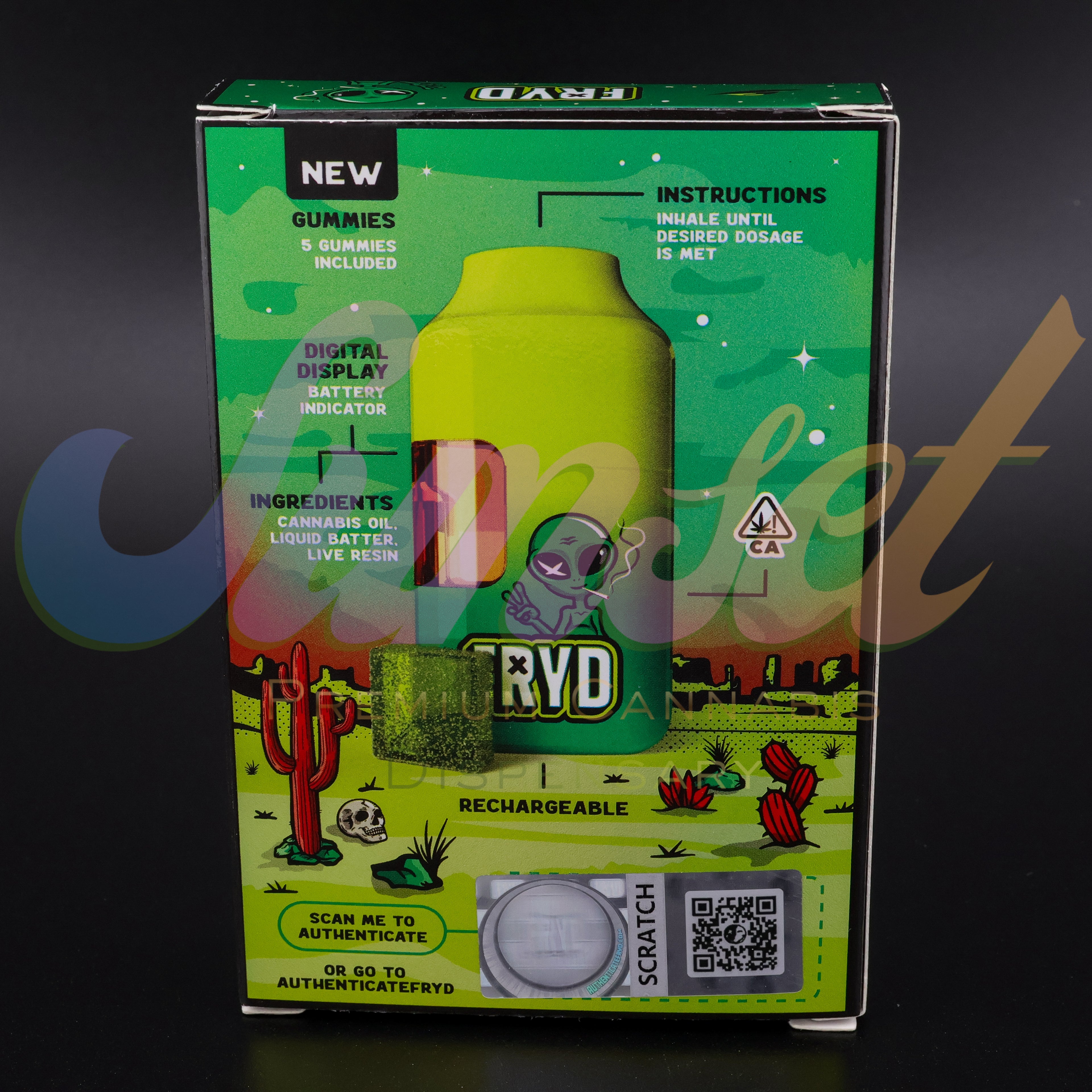 FRYD Extracts - Astro Apple Warhedz (PLUMA 3 G / 5 Gummies - HYBRID)