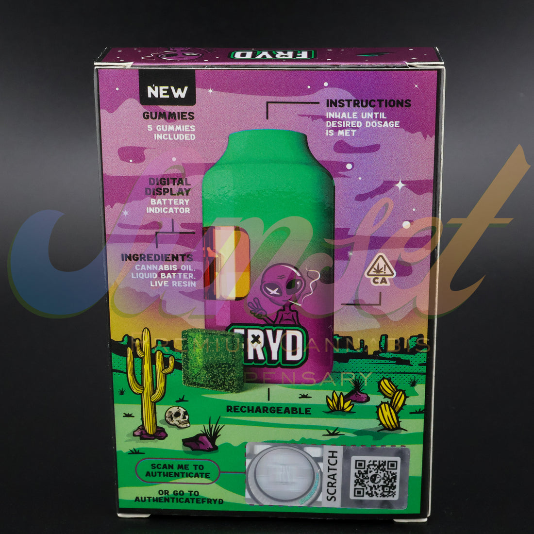 FRYD Extracts - Astro Gushers (PLUMA 3 G / 5 Gummies - HYBRID)