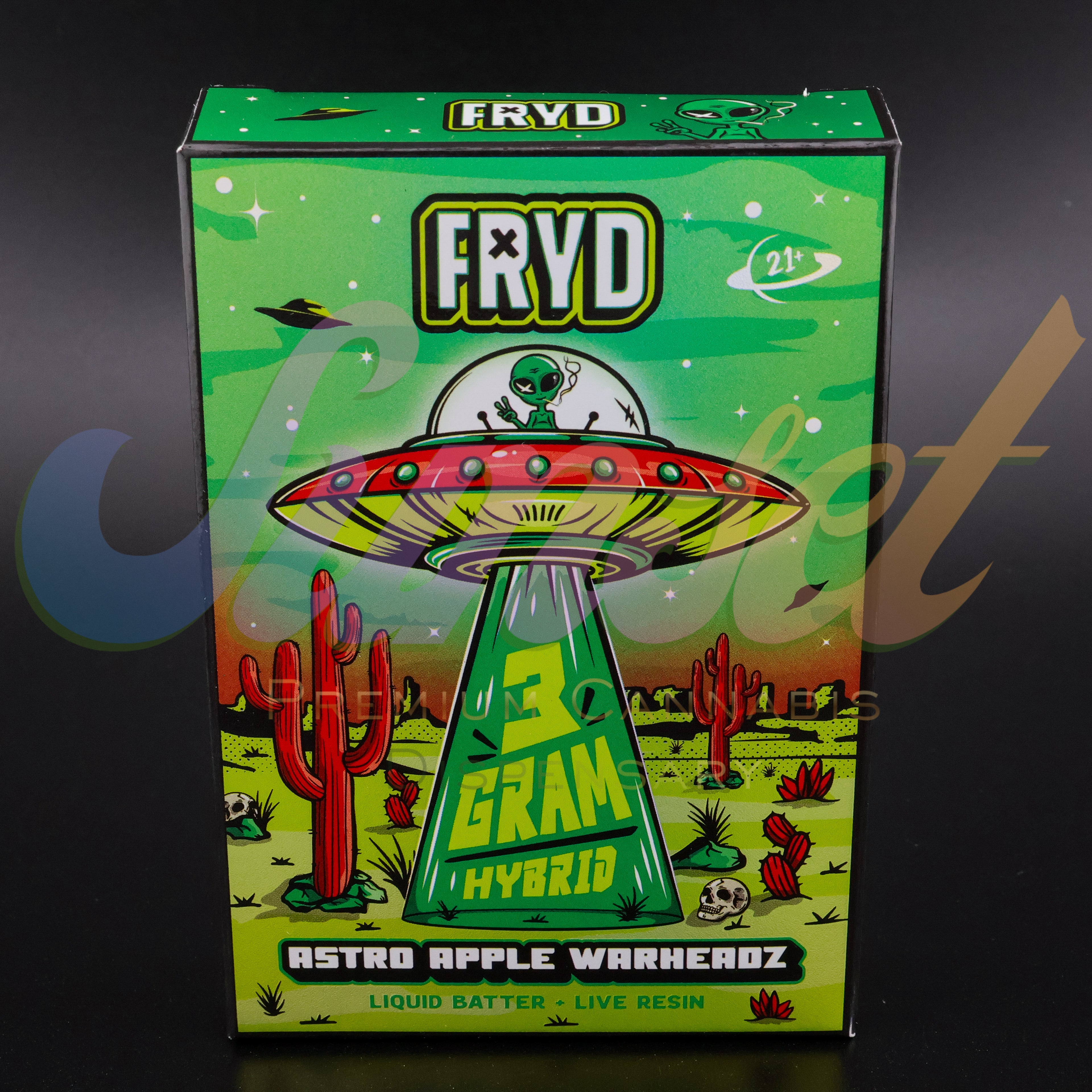 FRYD Extracts - Astro Apple Warhedz (PLUMA 3 G / 5 Gummies - HYBRID)