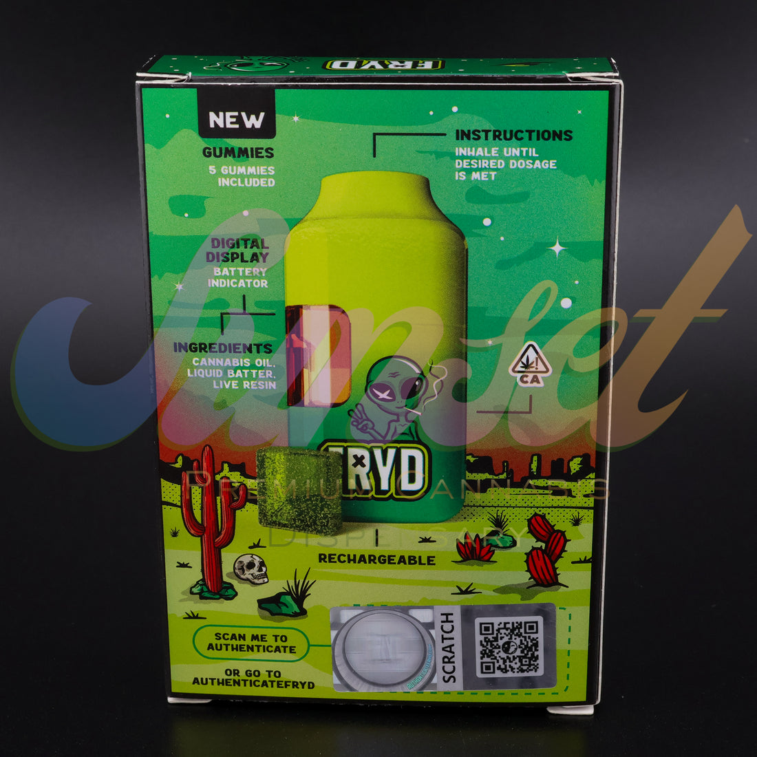 FRYD Extracts - Astro Apple Warhedz (PLUMA 3 G / 5 Gummies - HYBRID)