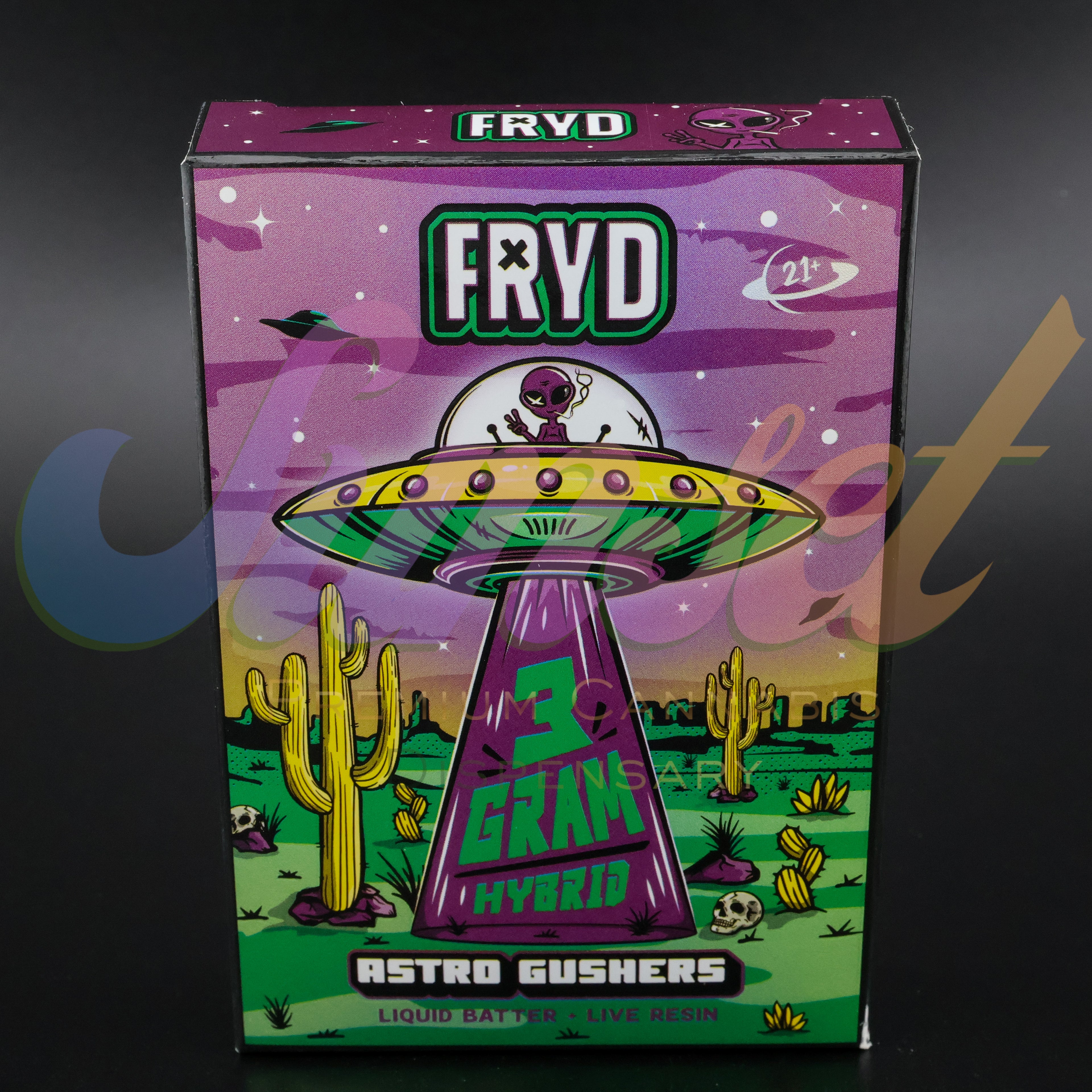 FRYD Extracts - Astro Gushers (PLUMA 3 G / 5 Gummies - HYBRID)