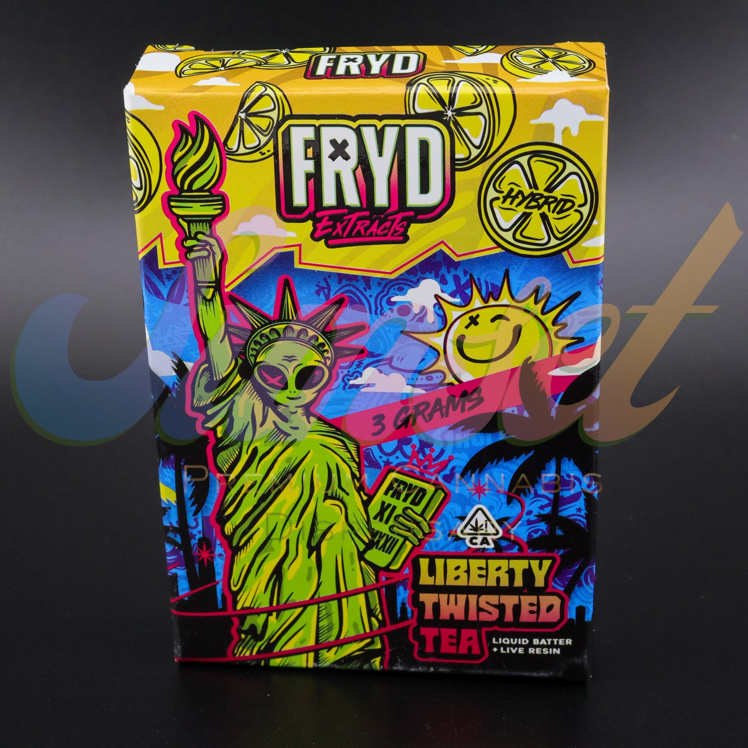 FRYD Extracts - Liberty Twisted Tea (PLUMA 3 G / 5 Gummies - HYBRID)