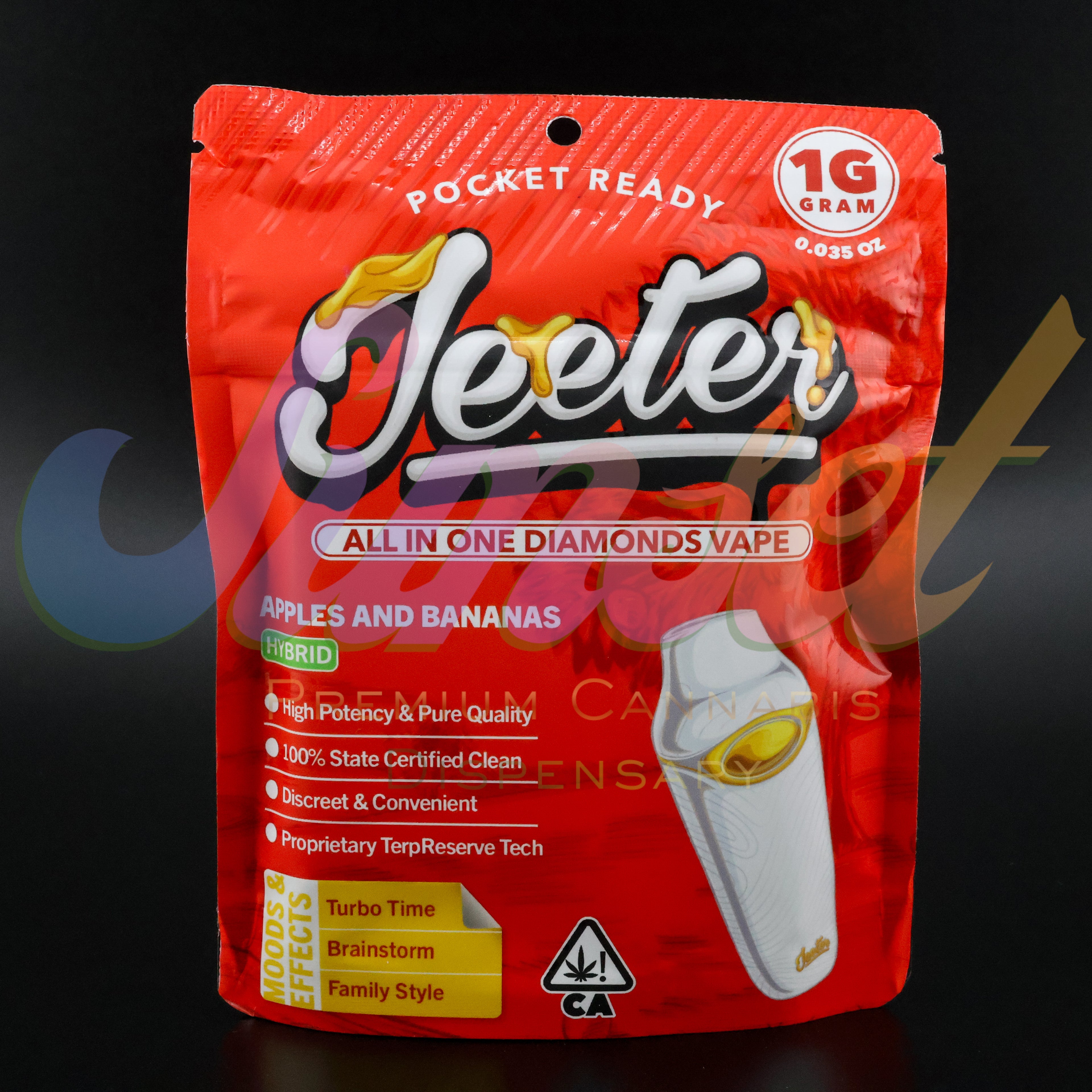 Jeeter - Apples And Bananas (PLUMA 1 G - HYBRID)