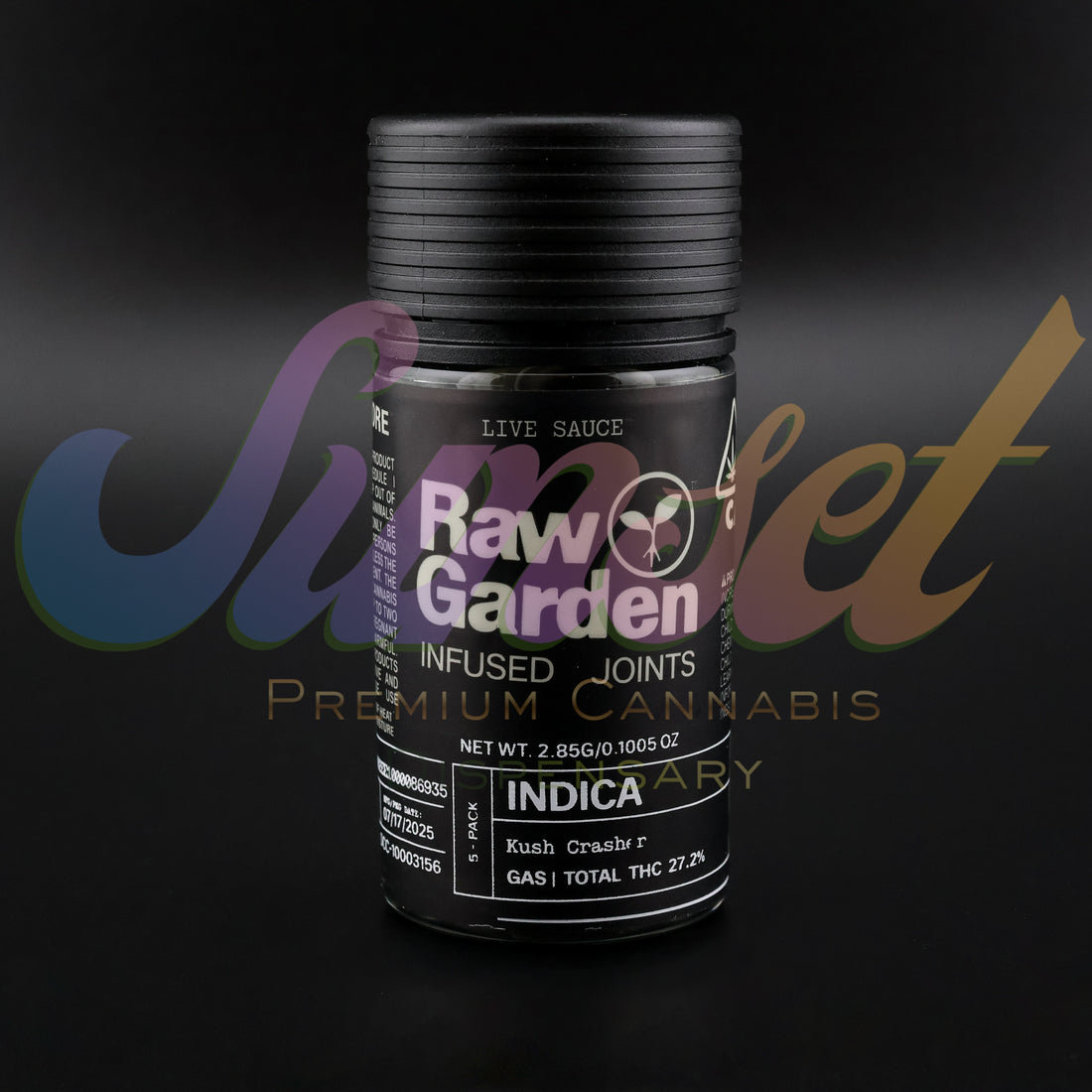 Raw Garden - Secret Fire (JOINT PRE ROLL 0.6 G / 5 J - INDICA)